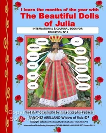 Livre N°5 I learn the months of the year with the Beautiful Dolls of Julia