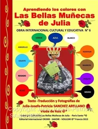 Libro N° 6 Aprendiendo los colores con Las Bellas Muñecas de Julia