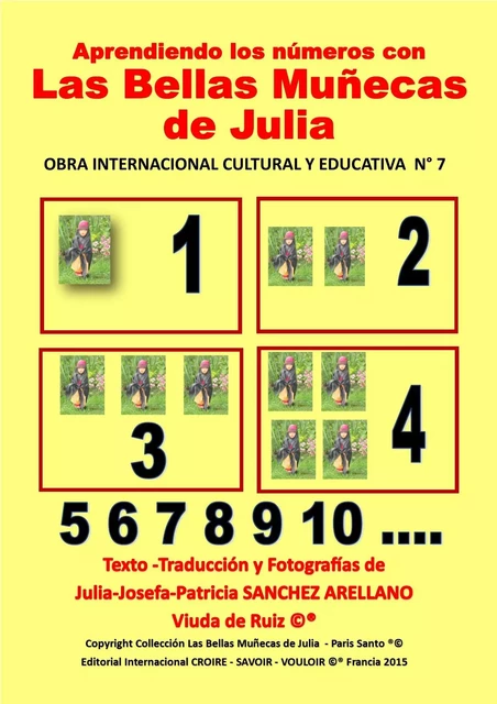 COFRE N°7 APRENDIENDO LOS NUMEROS CON LAS BELLAS MUÑECAS DE JULIA - JULIA J.P. SANCHEZ - CROIRE SAVOIR