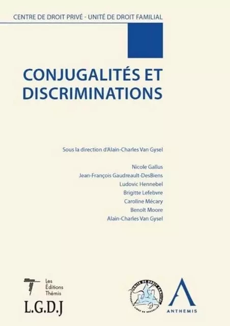 conjugalités et discrimination -  VAN GYSEL A.C. - ANTHEMIS