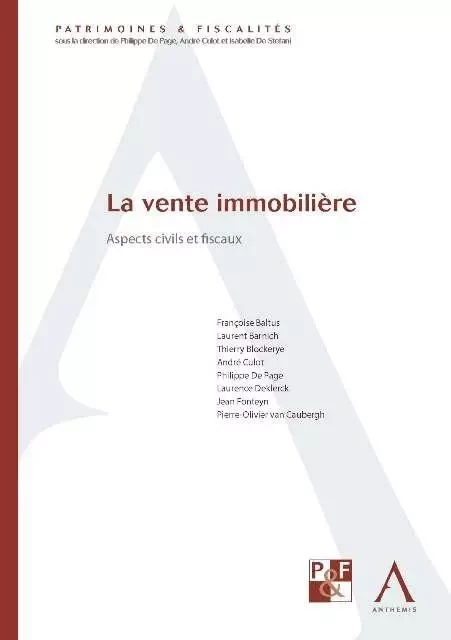 LA VENTE IMMOBILIERE -  Collectif - ANTHEMIS