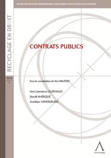 Contrats publics -  Collectif - ANTHEMIS