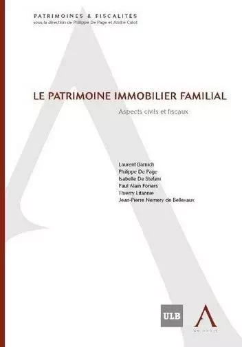 LE PATRIMOINE IMMOBILIER FAMILIAL -  Collectif - ANTHEMIS