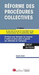 Réforme des procédures collectives