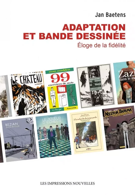 Adaptation et bande dessinée - Jan BAETENS - IMPRESSIONS NOU