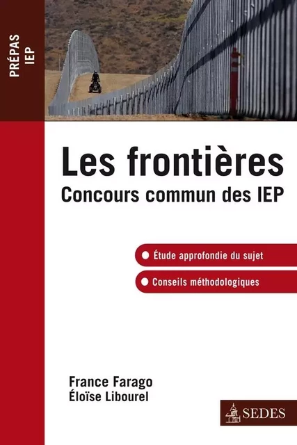 Les frontières - Concours commun des IEP - France Farago, Eloïse Libourel - CDU SEDES