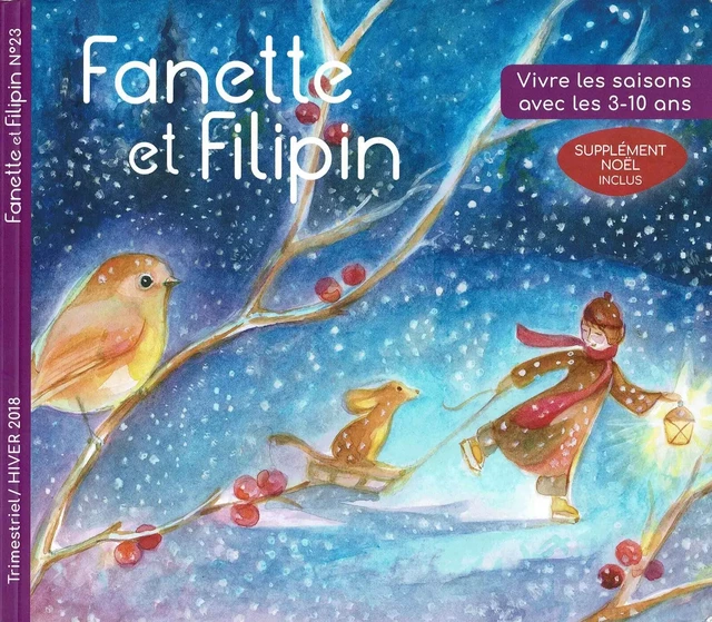 Fanette et Filipin N°23 Hiver -  Collectif - BELLE EMERAUDE