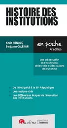 Histoire des institutions