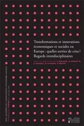 TRANSFORMATIONS ET INNOVATIONS ECONOMIQUES CIRTES 5