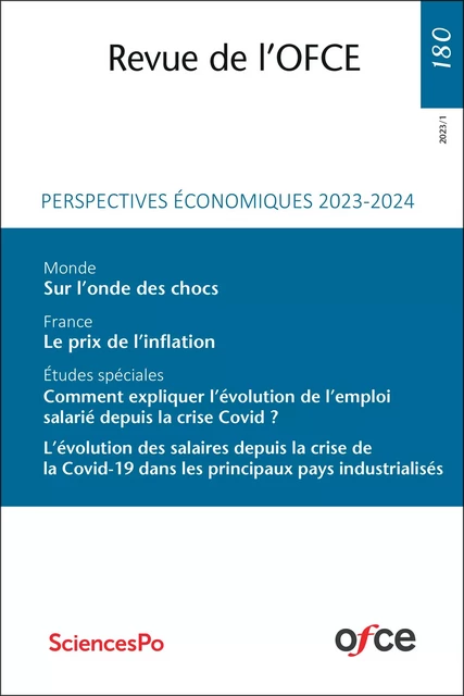 Revue de l'OFCE N° 180 (2023/1) -  - OFCE