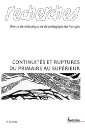 Continuités et ruptures du primaire au supérieur