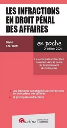 Les infractions en droit pénal des affaires