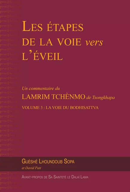 Les étapes de la voie vers l’éveil (vol. 3) -  Guéshé Lhoundoub Sopa - MAHAYANA