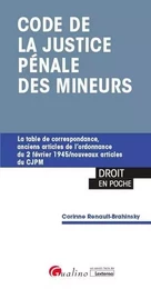 Code de la justice pénale des mineurs