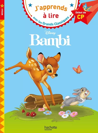 Disney - Bambi, CP Niveau 1 - Isabelle Albertin - HACHETTE EDUC