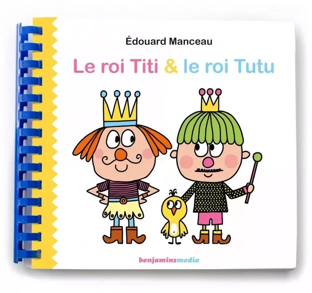 Le roi Titi et le roi Tutu - Livre CD MP3 Braille et Gros ca - Édouard Manceau - BENJAMINS MEDIA