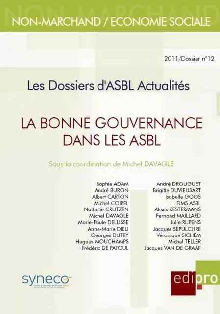 la bonne gouvernance dans les asbl -  Collectif - EDI PRO