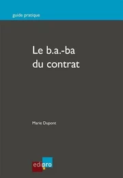 le b.a.-ba du contrat