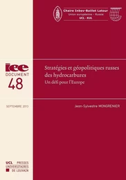 STRATEGIES ET GEOPOLITIQUES RUSSES