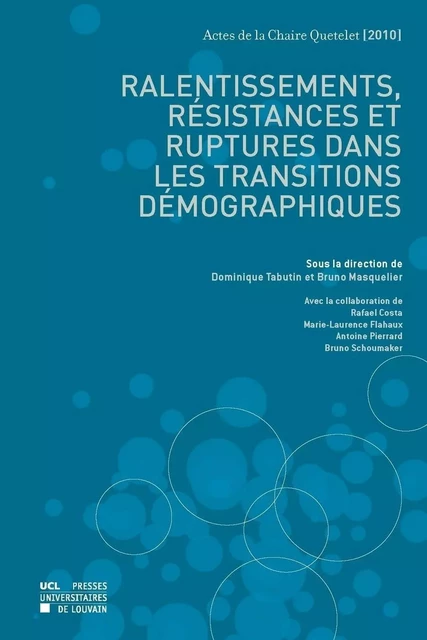 RALENTISSEMENTS, RESISTANCES ET RUPTURES -  EGGERICKX - PU LOUVAIN