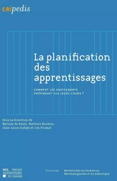 LA PLANIFICATION DES APPRENTISSAGES