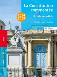 Fondamentaux - La Constitution commentée 2024-2025