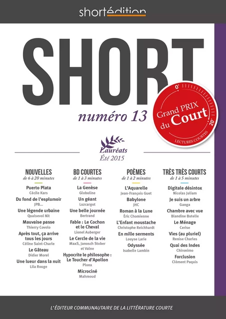 Short 13 - Collectif d'auteurs - SHORT