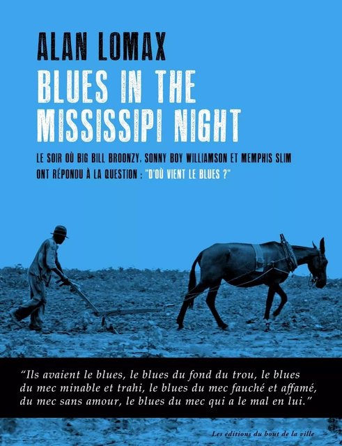 Blues in the Mississippi night - Alan Lomax - BOUT VILLE