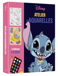 DISNEY - Atelier d'aquarelle - Coffret 5 tableaux à peindre