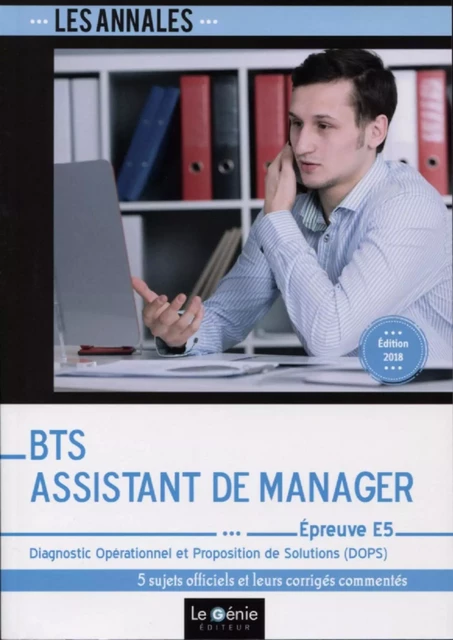 BTS Assistant de Manager - Épreuve E5 - Bernadette Voisin - GENIE GLACIERS