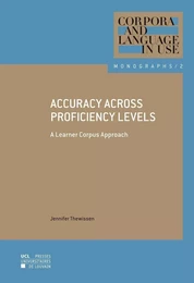 ACCURACY ACROSS PROFICIENCY LEVELS. A LEARNER CORPUS APPROACH