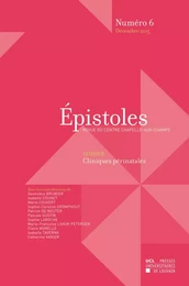 EPISTOLES NUMERO 6 DECEMBRE 2015