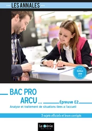 Bac Pro ARCU - Épreuve E2