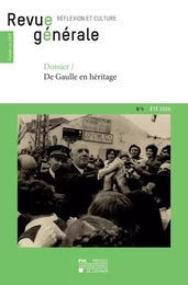 Revue générale n° 4 – été 2020