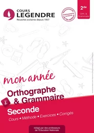 Mon année d'orthographe & grammaire Seconde