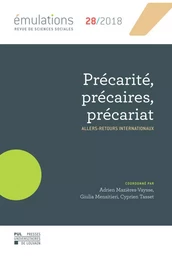 Émulations n °28 : Précarité, précaire, précariat