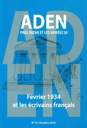 Février 1934 et les écrivains français