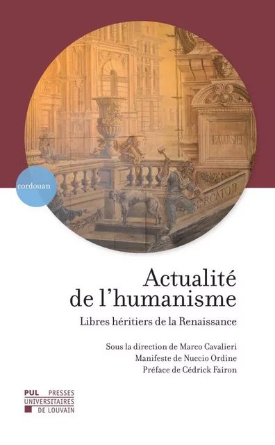 Actualité de l'humanisme -  - PU LOUVAIN