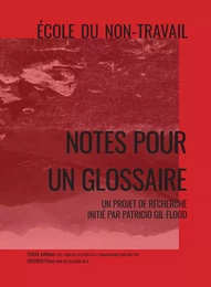 Notes pour un glossaire