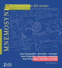 Mnemosyne o la costruzione del senso n° 12 – 2019