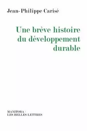 Une Brève histoire du  développement durable