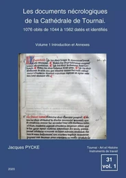 Les documents nécrologiques de la Cathédrale de Tournai