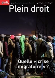 Quelle « crise migratoire » ?