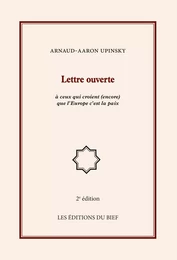 Lettre ouverte à ceux qui croient (encore) que l'Europe c'est la paix