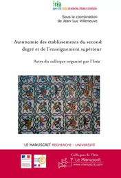 Autonomie des établissements du second degré