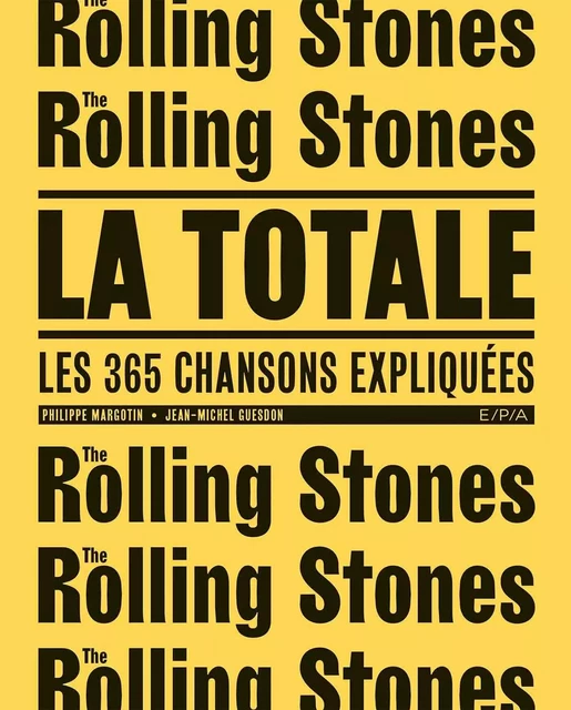 Rolling Stones - La Totale -  MARGOTIN-P+GUESDON-J - EPA