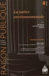 JUSTICE ENVIRONNEMENTALE