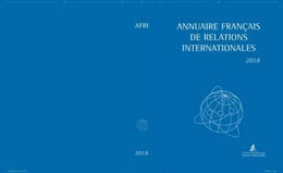 Annuaire francais de relations internationales 2018