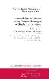 La sociabilité en France et en Grande-Bretagne au Siècle des Lumières