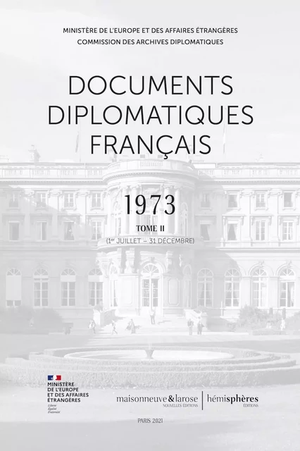 Documents diplomatiques français -  - HEMISPHERES